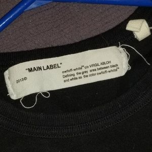 Off-White MAIN LABEL 2013 COLLECTIBLE